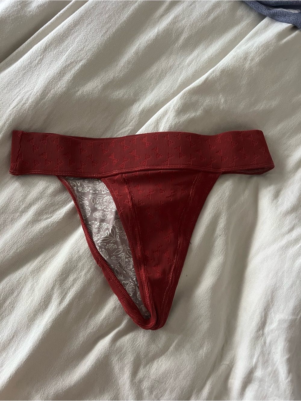 Free People free-est Dylan Bikini Bottoms Size XL RT $98 Maroon